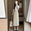 Black Open-ended Skirt Pants Women's Hot Season New High-waisted A-word Hip Skirt Relaxed Wide-leg Pants