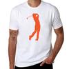Rickie Fowler Silhouette Golf Tshirt Breathable Travel Tshirt