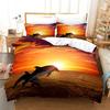Husă de Plapumă Delfin Full Set de Lenjerie de Pat cu Animale Marine pentru Copii Husă de Plapumă de Lux în Stil Mediteranean Pentru Decor Dormitor Adulți Copii