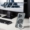 Doppelseitiger magnetischer Legierungs-Handyständer: Ultradünn, Faltbar, Tragbar, Multifunktionaler Ringhalter