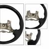 Camroad Gun Grip Steering Wheel Wood for 2017 and later compatible (Black Grain) models,