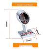 316 Stainless Steel Marine Pipe Clamp Bracket for Yacht (Front, Middle, Rear)