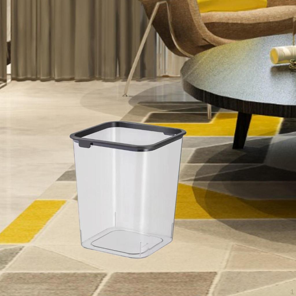 15L Kitchen Trash , Open Top Snack Containers, Perfect Dust Bins for Homes And Offices