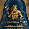 United States 250th Anniversary Bell Ornament Patriotic Christmas Tree Decoration Vintage Metal Commemorative Doorbell for Collectors