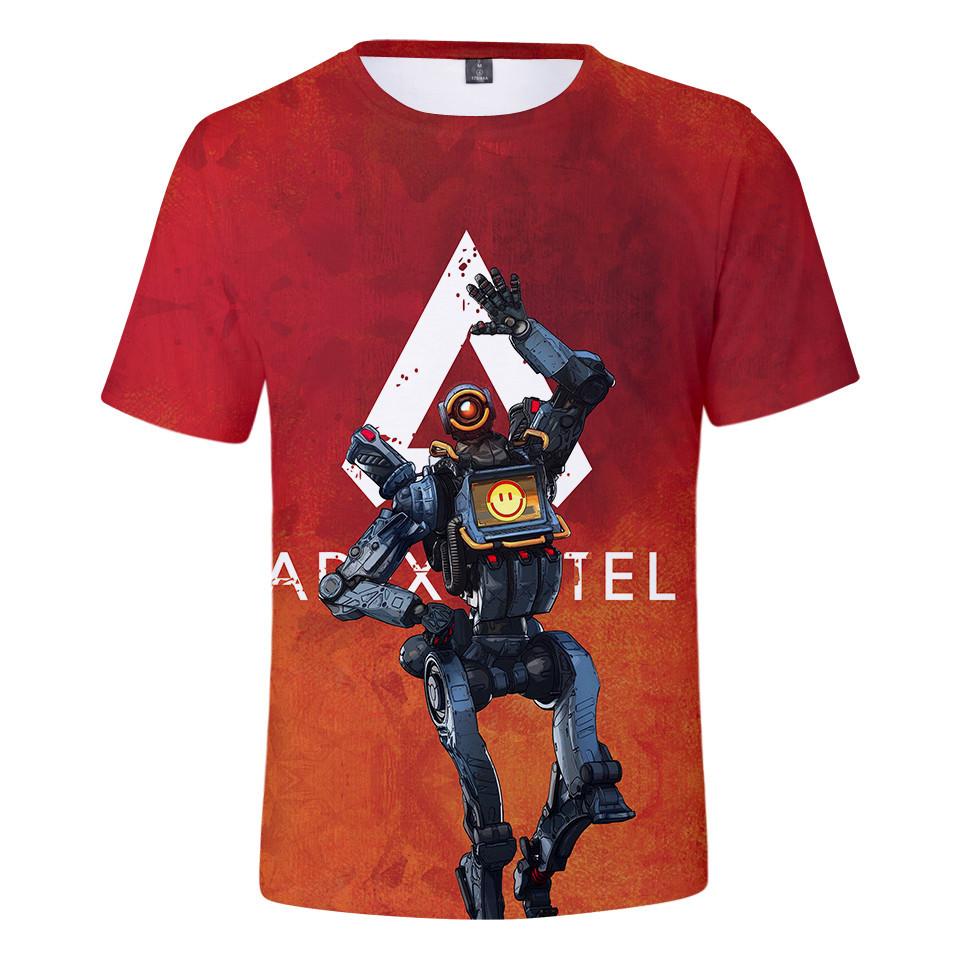 Kids T Shirt 3d Apex Legends Clothing Children Boys Girls Short Sleeve Tshirt Outerwear T -Shirt Children Clothe Tee 