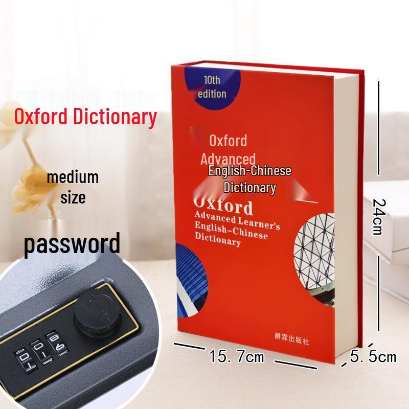 Large Combination Lock Book Safe Piggy Bank for Kids – Cute Birthday Gift for Paper Money and Coins
