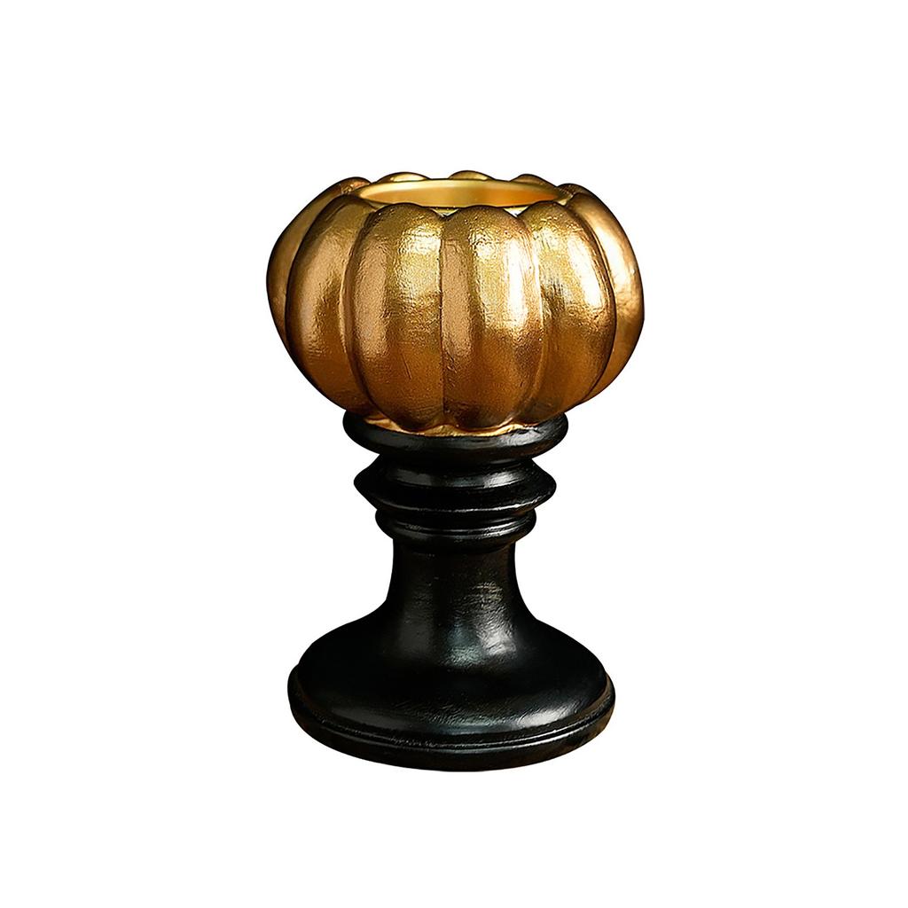 Vintage Pumpkin Candle Holder – Halloween Decor Prop For Scented Candles & Spooky Party