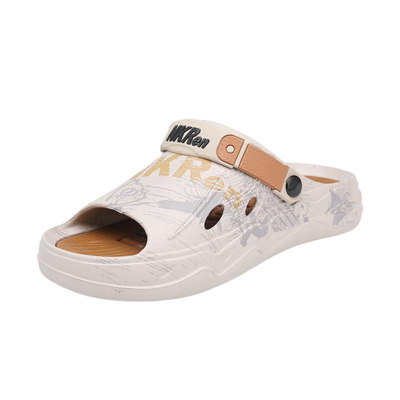 

Fashion Stylish men s sandals Lightweight non-slip slippers outdoor beach casual sports sandals Walking flip-flops Bathroom men s shoes 39-40