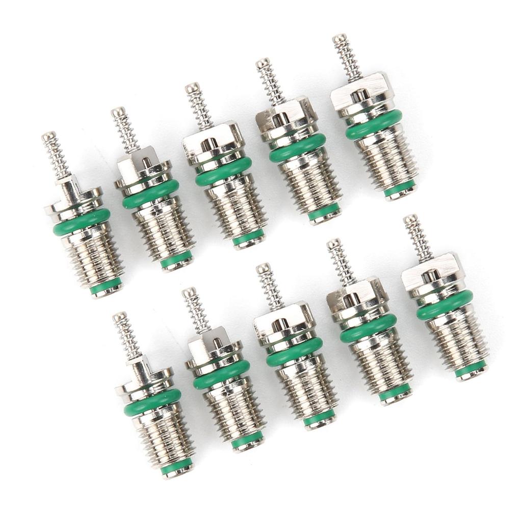 Honiwu 10pcs Air Conditioner Valve Core R134A Car Air Conditioner