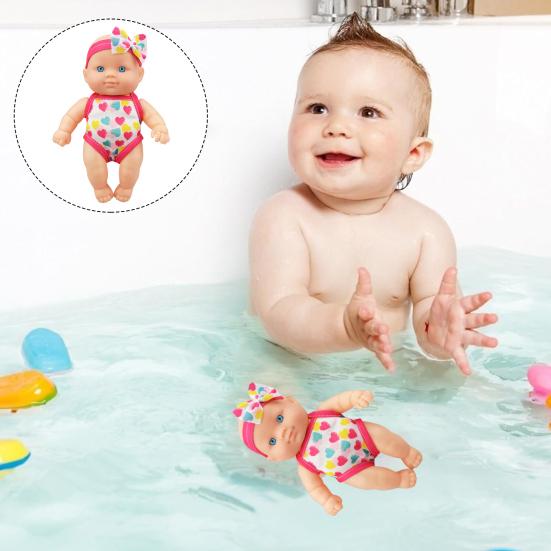 Păpușă pentru înotător Păpușă de înot de simulare impermeabilă cu articulații mobile Costum de baie detașabil Non-toxic