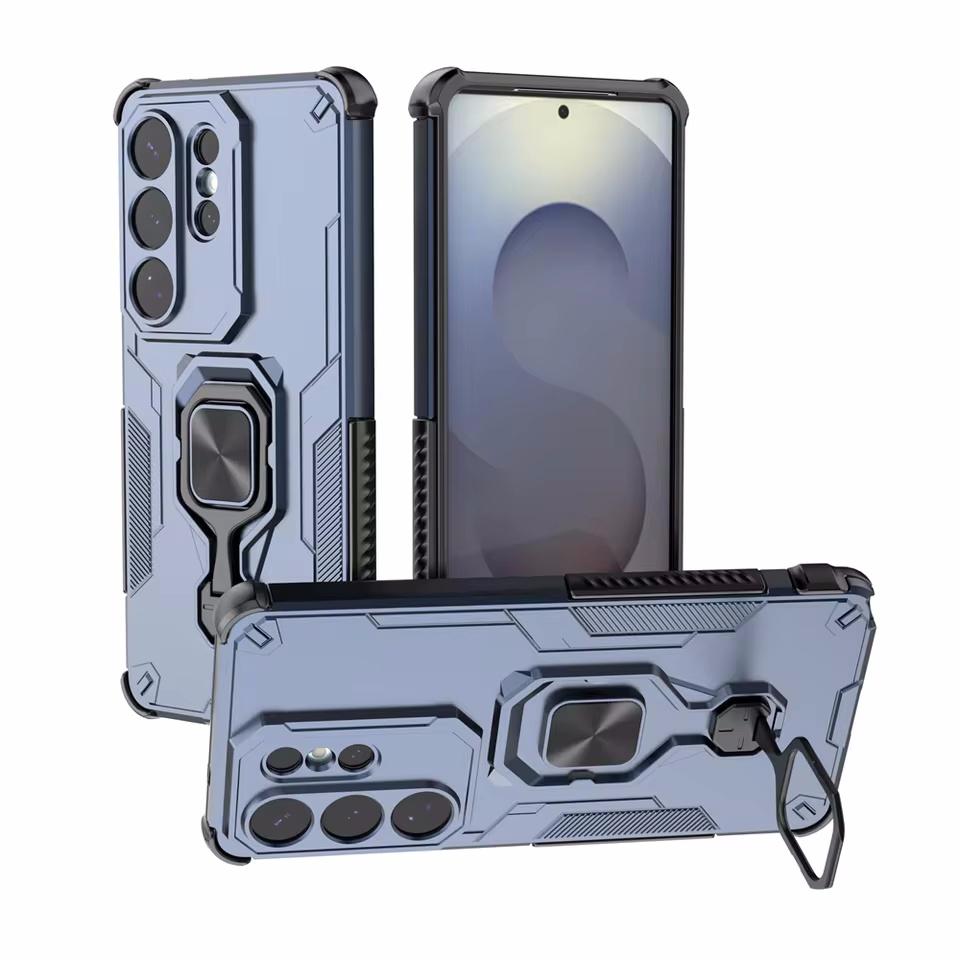 

Magnetic Ring Holder Armor Phone Case Fundas For Samsung Galaxy S26 Plus S25 Edge FE S24 Ultra Cases Camera Protect Back Cover Galaxy S26