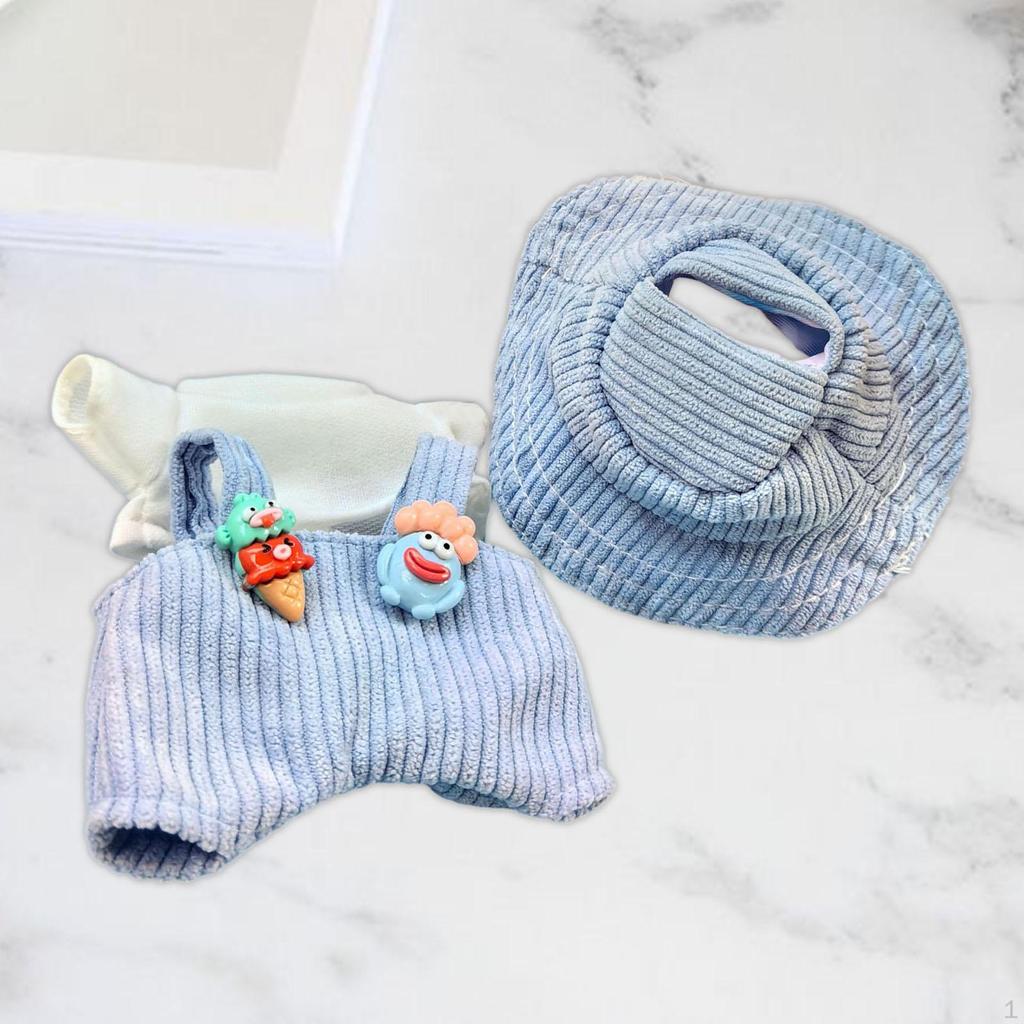 15cm Doll Clothes Cartoon Comfortable Costumes Fashion DIY Your Dress Up Clothing T Shirt