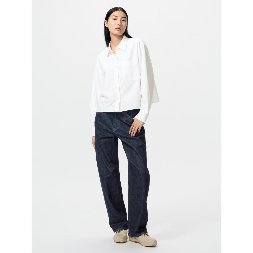 Uniqlo Oxford Boxy Shirt  Long Sleeve 