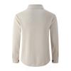 Herren Langarm Waffelstrick Button-Down Hemdjacke Lässig Lockerer Schnitt Shacket mit Taschen