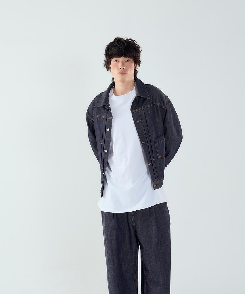 Fortyfour [M] Indigo Raw Denim Jacket