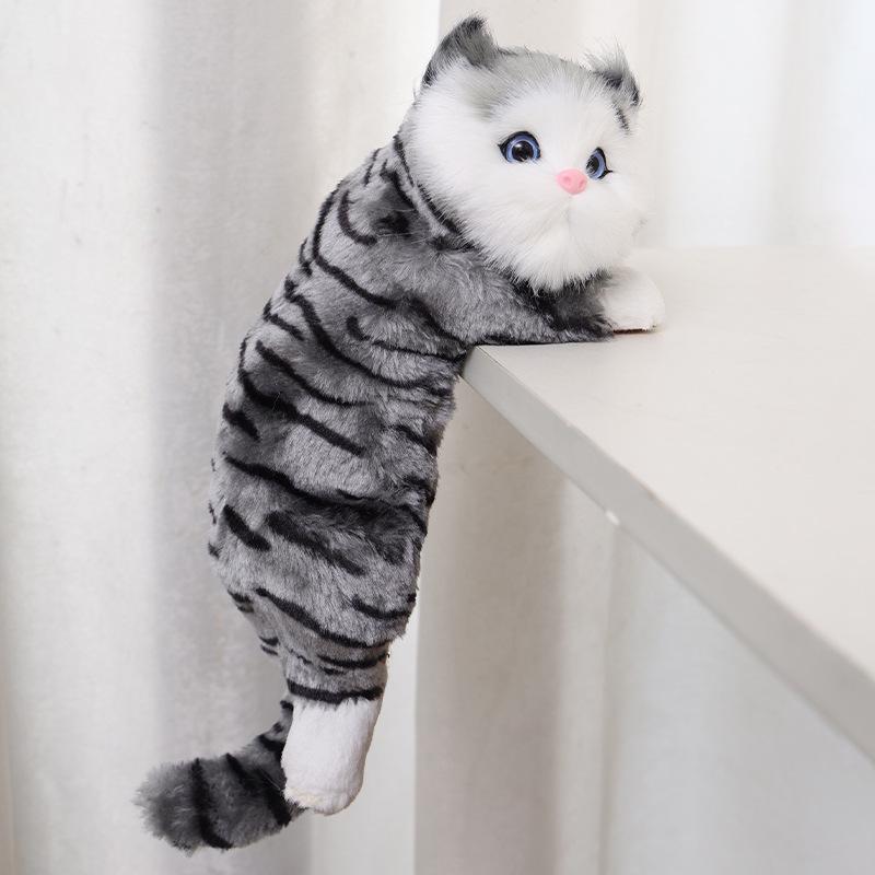 Creative Pet Cat Figurine: Home Decor & Children's Toy