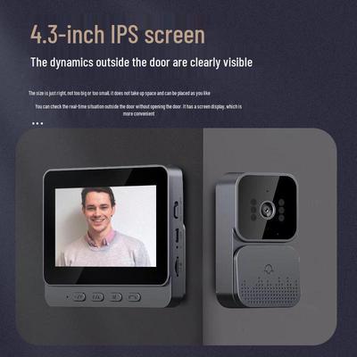 Smart Tuya Wireless Video Doorbell with WiFi Remote Monitoring, Intercom, and Night Vision