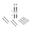 4 Pcs Neck Plate Mounting Screws Electric Guitar Neck Plate Screws Guitar Bass Hardware Accessories Easy to Install