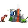 Expédition au grand Volcan, 1 figurine de chercheuse et 2 jouets dinosaures, Pour enfants dès 5 ans, Schleich 42564 DINOSAURS