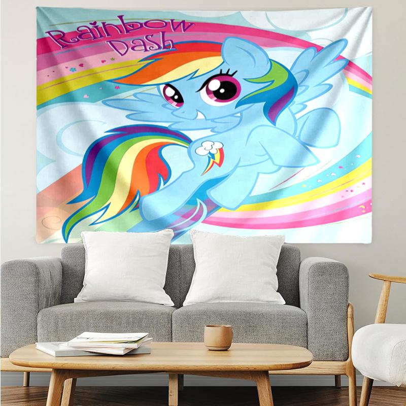 Little Pony Wall Hanging Tapestry Wall Cloth Tapestries Decor Wall Bedroom Decoration