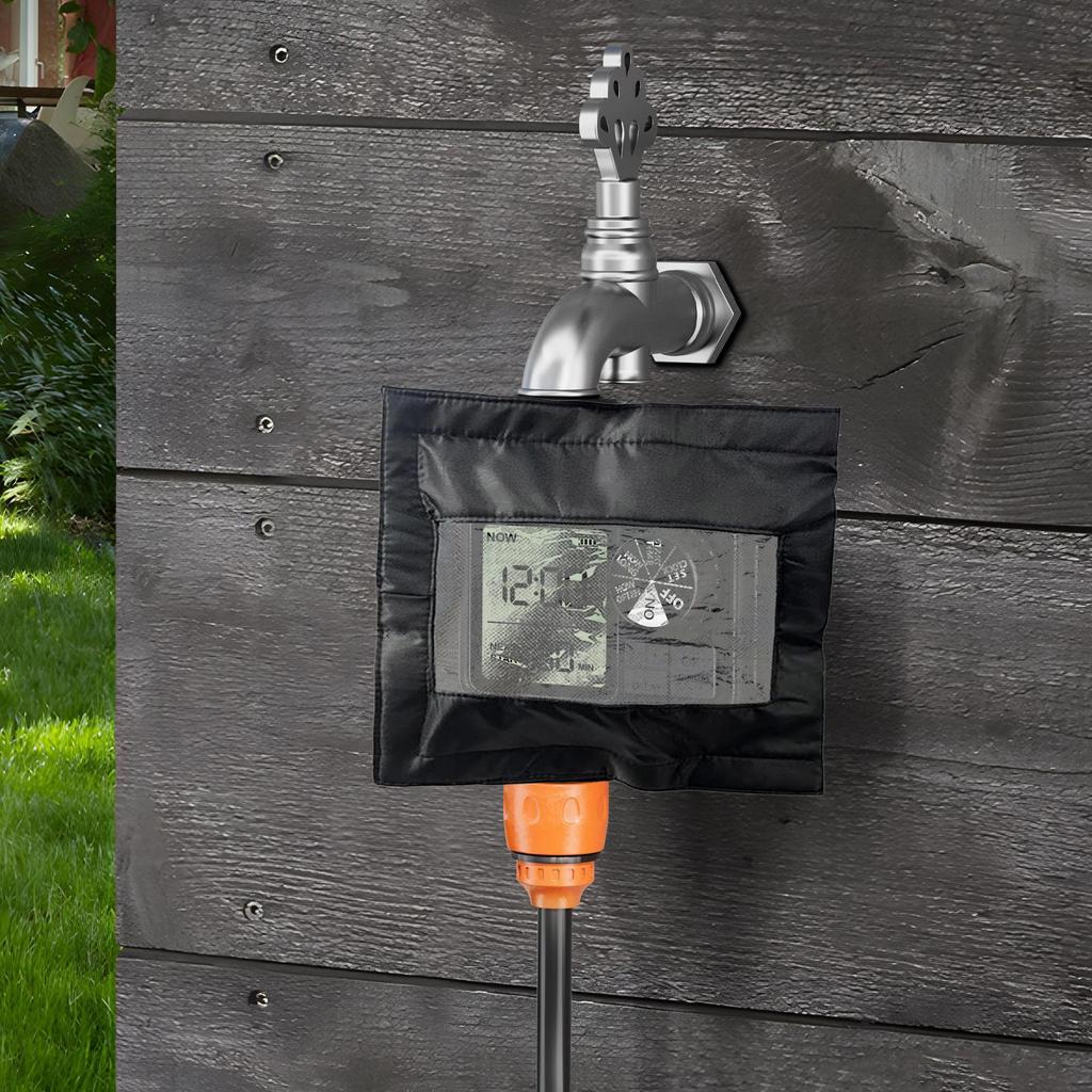 Hose Watering Timer Protector Watering Timer Enclosure Cover Weather Guard Outdoor Irrigation Device Control Panel Shield For