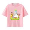 Sommer Cartoon Miyazaki Totoro Aufdruck Kinder Baumwoll-T-Shirt Kurzarm Streetwear Mädchen Kleidung Süß Lustig Kinder T-Shirts Oberteil