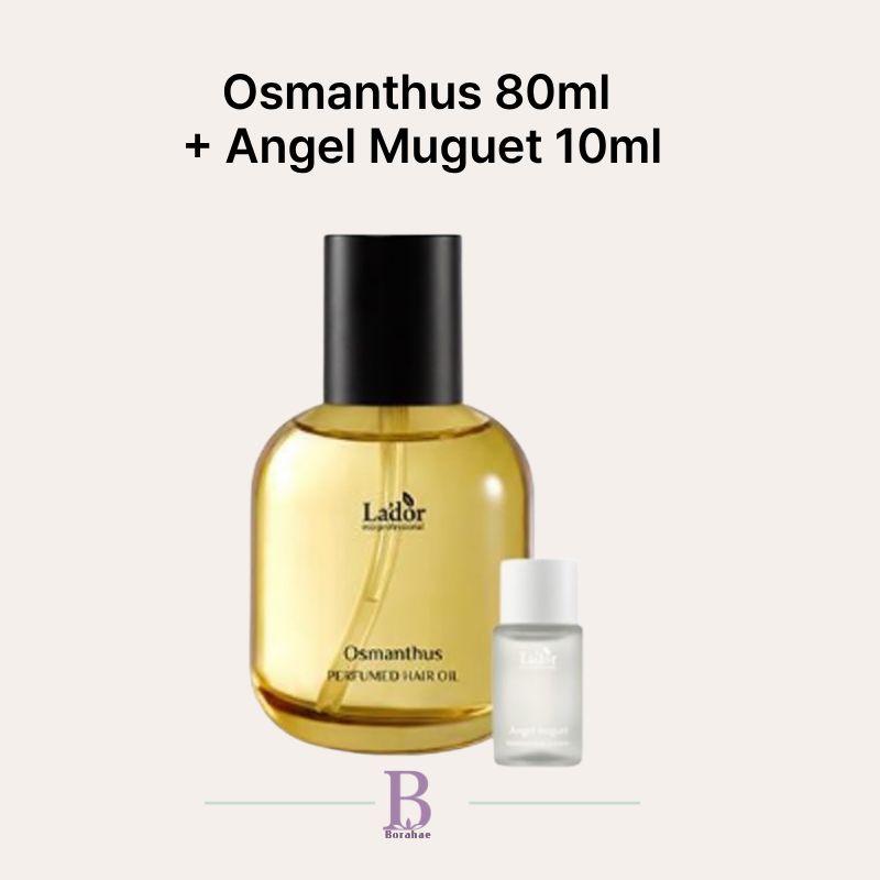 LADOR BTS ДЖИМИН Масло для волос Angel Muguet 80 мл + 10 мл / 2,71 жидк. унц. Османтус LaPitta Хиноки OurLeaf 2)Osmanthus 80ml + Angel Muguet 10ml beige