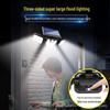 Three-Sided Solar LED Sensor Street Lamp
