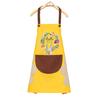 Wipeable Waterproof Oil-Proof Cartoon Wreath Rabbit Kitchen Nail Shop Apron
