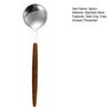 Stainless Steel Coffee Spoon Grain Handle with Wood Small