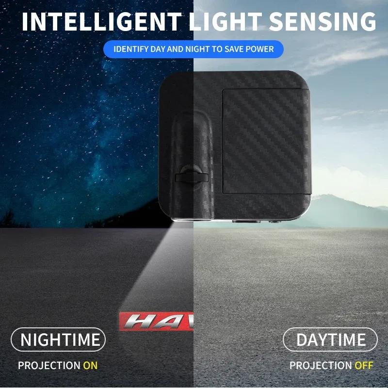 1/2pcs New LED Car Door Welcome Courtesy Lamp Projector Light For Haval H2 H5 H6 H7 H9  2018 2017  H3 2012 F7 F7X