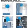 Extendable Feather Duster for Home Cleaning Washable Reusable Dusting Stick for Ceiling Corner Gap Furniture