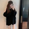 2025 Early Autumn Korean Style Off-the-Shoulder Long Sleeve Casual T-shirt, Women's Slimming Mid-Length Top
