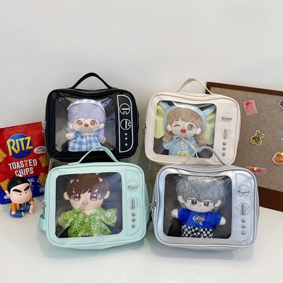 Japanese and Korean New Casual Style Transparent TV Backpack Large Capacity Shoulder Portable Backpack