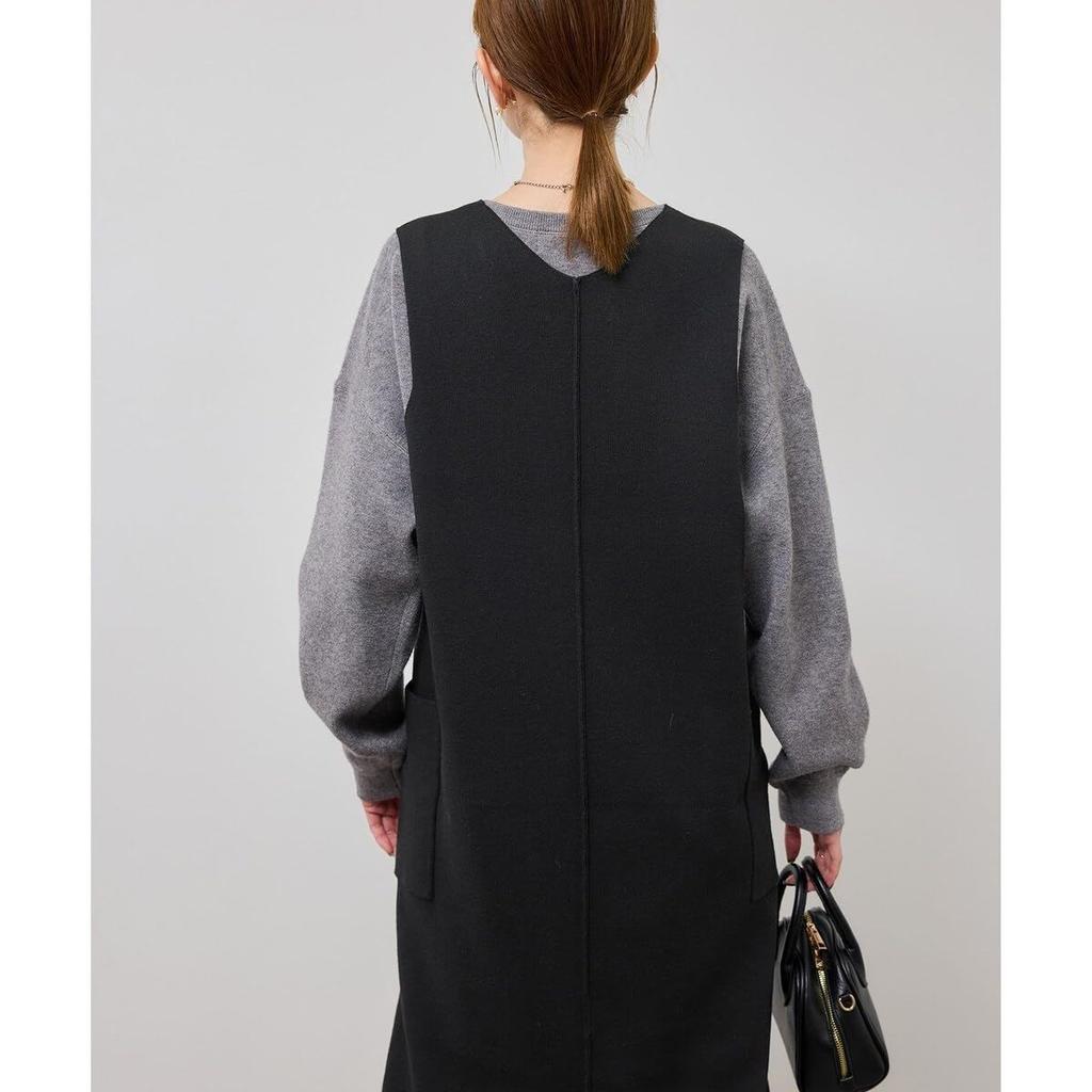 ROPE PICNIC Knit Jumper Skirt GDE55150 Charcoal Women's (06)