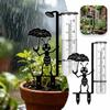 Clear Tube Garden Rain Gauge Dual Scale Rainfall Gauge New Outdoor Rain Gauge  Patio Planter