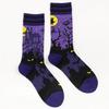 Gothic Dark Retro Jacquard Skateboard Mid-Tube Cotton Socks - Spring/Summer Trendy Unisex Style