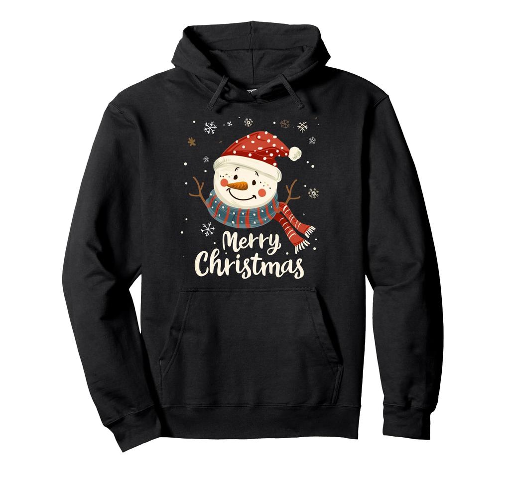 Funny Snowman Cute Christmas Motif Christmas Hoodie
