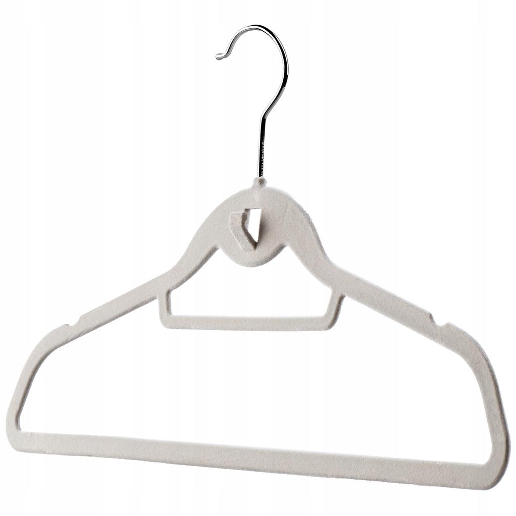 KADAX Wieszaki Na Ubrania Flokowane 5 sztuk 