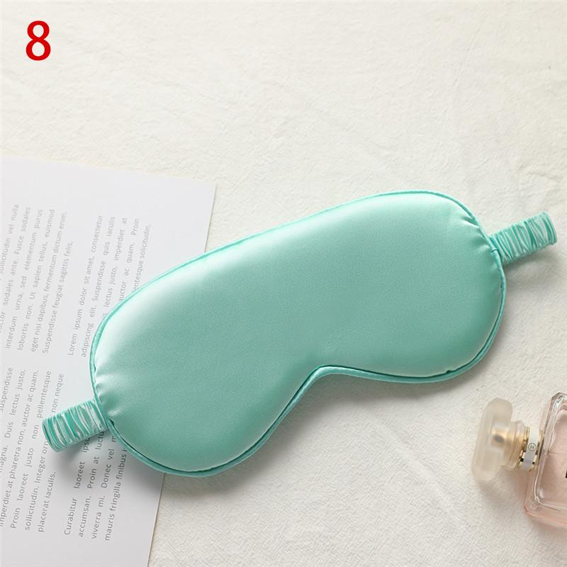 Ögonskydd för att sova Ögonmasker Mulberry Silk Satin för Kvinnor Män Sova ögonskugga Slät ögonbindel Sömnlöshet Hjälpmedel Somna Bekväm att bära