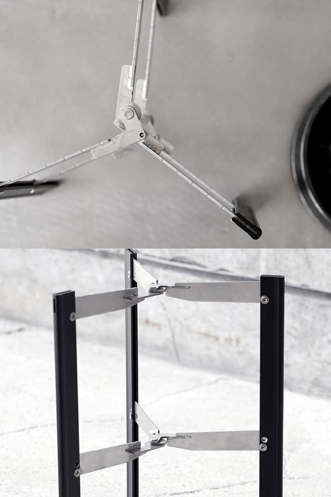 TOKYO CRAFTS Elevate Shelf [Sierra Cup Stand/3-Second Assembly/Anodized Aluminum] Black