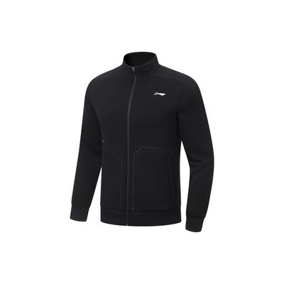 Einfaches Sweatshirt mit offenem Kragen für Herren Sweatshirts Schwarz AWDT437-1