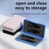 4-Schacht M.2 SSD Gehäuse Aufbewahrungsgehäuse 2280 SSD Gehäuse Tasche für SSD Gehäuse SATA NVme Festplattenbox für SSD Stoßfest Tragbare Box