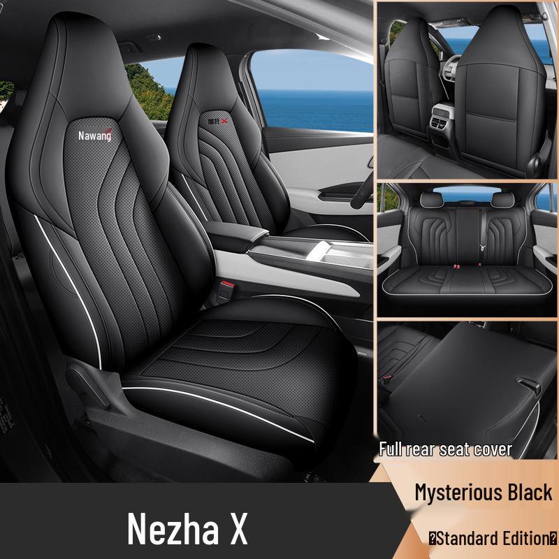 

Nezha X Universal 5-Seater Leather Car Seat Cushion, All-Season Cover Nezha X Special