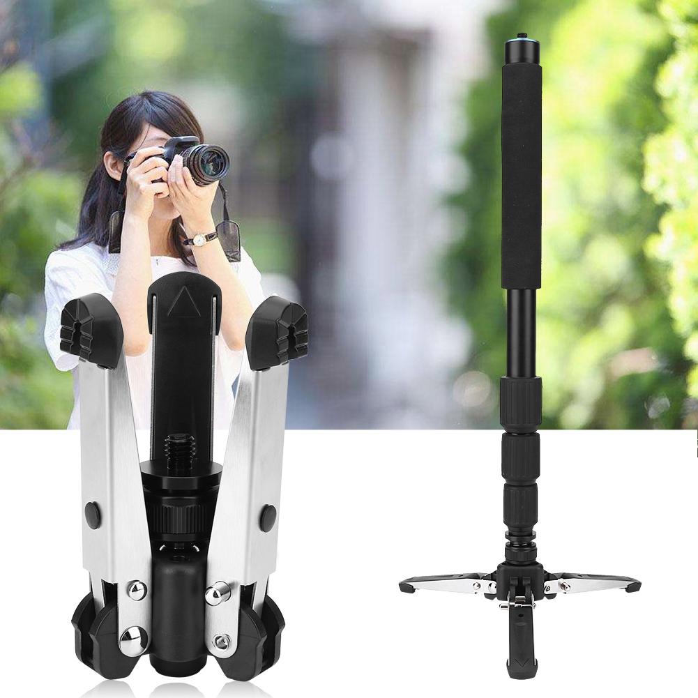 Universal Mini Three Feet Support Stand Tripod Monopod Base with 3 8in Mounting Screw