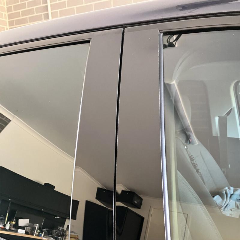 For BMW X4 F26 2014-2018 Window B C Pillar Post Cover Trim Stickers Door Column Decorative Exterior Accessories