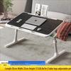 Foldable Adjustable Bedside & Laptop Desk for Dorm Study