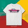 New Mustang Classic Vintage American Car Print Graphic T-Shirt Unisex's And Wounisex's Short Sleeve Breathable Motorcycle T-Shirt
