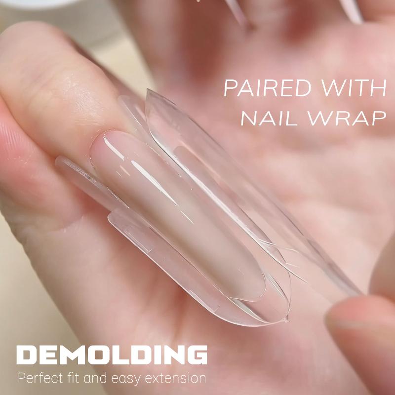 Dual-Form Nail Forms 120/240Pcs Time Saving Nail Extension Tools for Home DIY Manicure Professional Nail Salon