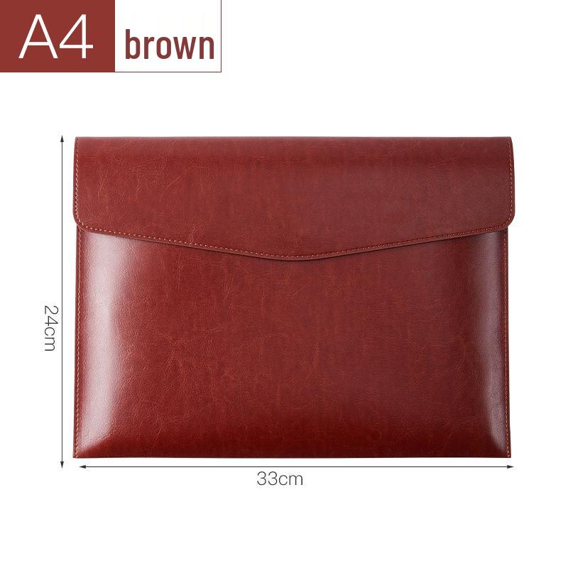 Dosar Documente A4 din Piele: Soluție de stocare pentru contracte și întâlniri de birou